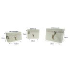 Luxury κρεμ βαλιτσάκι σε 3 μεγέθη