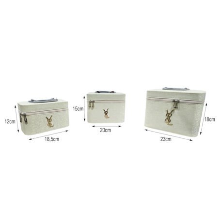 Luxury κρεμ βαλιτσάκι σε 3 μεγέθη