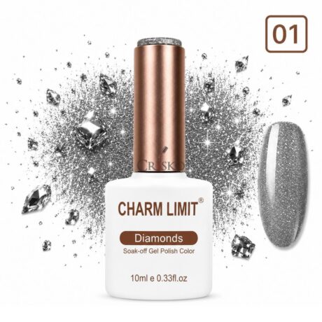 Ημιμόνιμο επαγγελματικό βερνίκι Diamonds 01 10ml