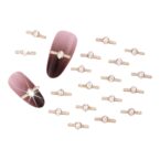 Μεταλλικά Διακοσμητικά Νυχιών 3D με Στρας