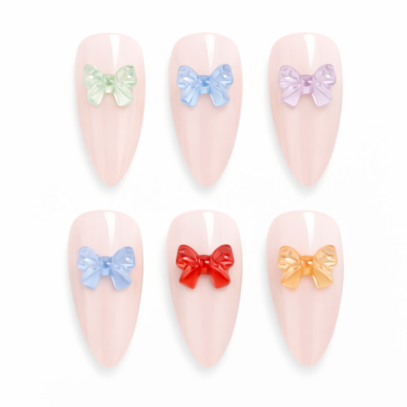 Διακοσμητικά φιογκάκια νυχιών 25 τμχ