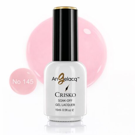 Ημιμόνιμο επαγγελματικό βερνίκι Angelacq 15ml 145 (ροζ τσιχλόφουσκας)