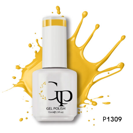 Ημιμόνιμο επαγγελματικό βερνίκι GP-P1309 15ml (YELLOW RIVER)