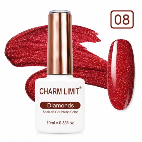 Ημιμόνιμο επαγγελματικό βερνίκι Diamonds 08 10ml